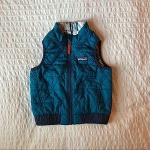 Patagonia puff-ball reversible vest